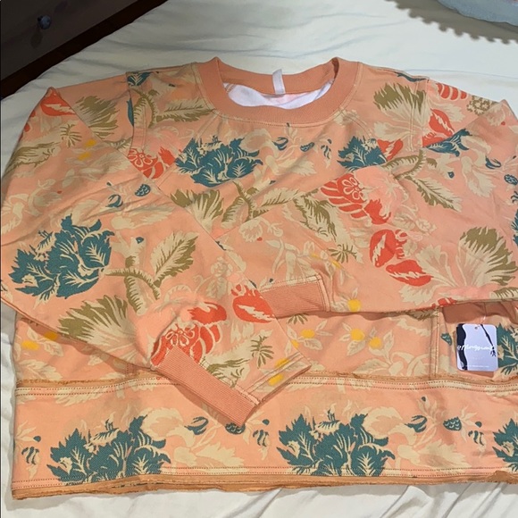 Tropical oversized crop sweater - Picture 2 of 6